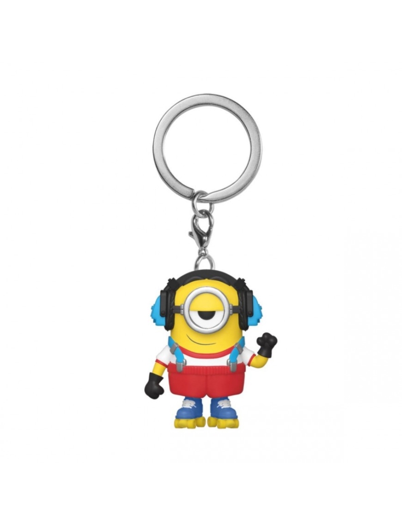 FUNKO ACTION FIGURES FUNKO POP KEYCHAN MINIONS 2: ROLLER STUART FUNKO ACTION FIGURES FUNKO POP KEYCHAN MINIONS 2: ROLLER STUART